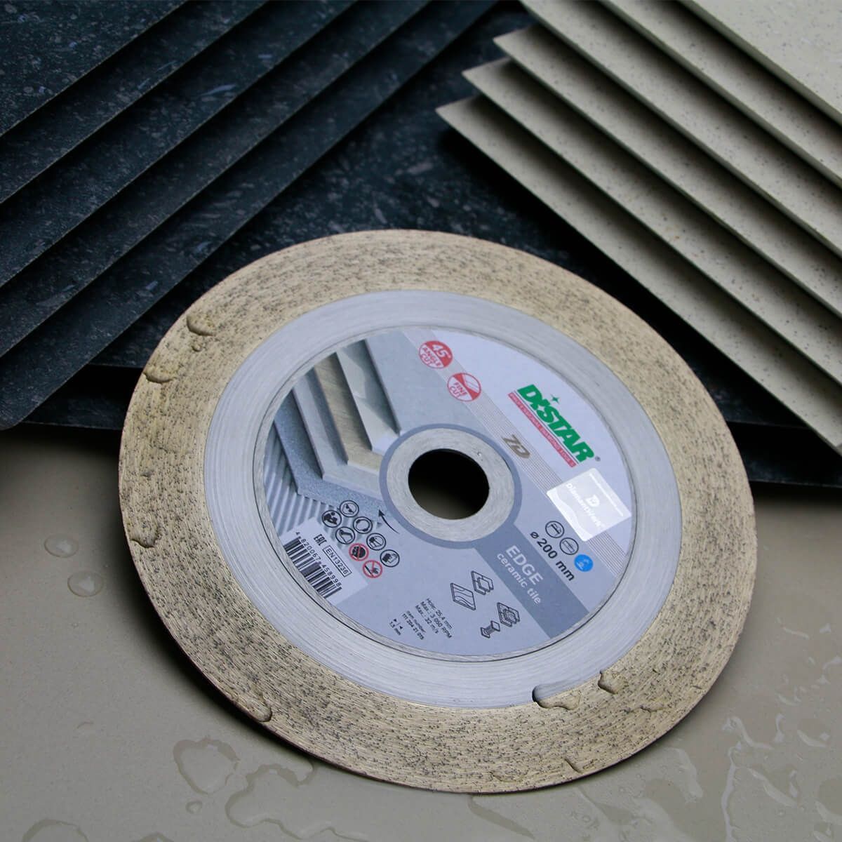Круг алмазный отрезной 1A1R 200x1,4/1/1,6x25x25,4 Edge