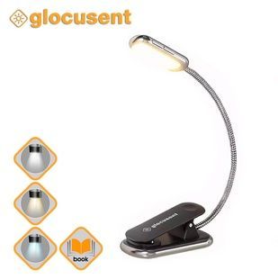 Лампа для чтения GL020 мини-универсальная (Black) GLOCUSENT