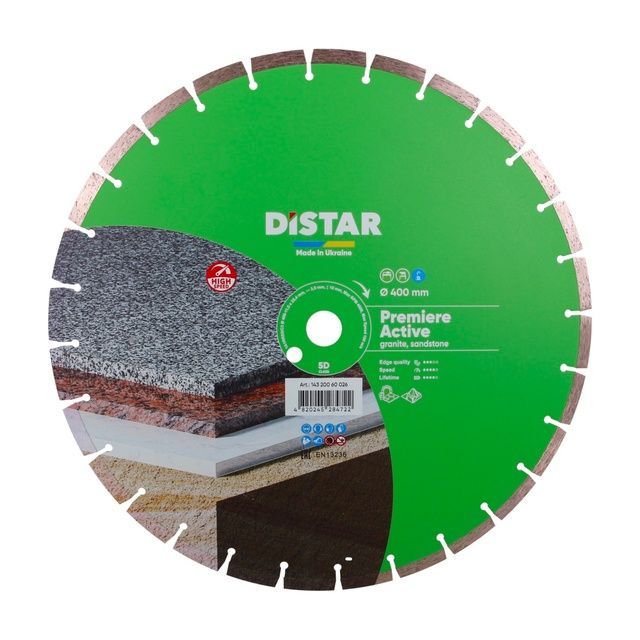 Круг алмазный отрезной 1A1RSS/C3 400x3,5/2,5x10x25,4-28-HIT Premier Active