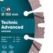 Круг алмазный отрезной 1A1RSS/C3 150x2,3/1,5x11x22,23-12-HIT Technic Advanced