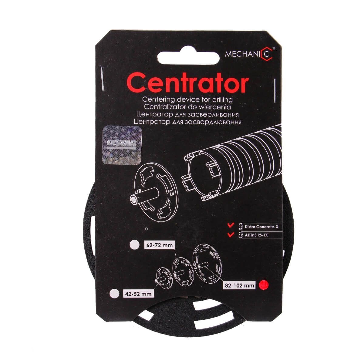 Центратор для засверливания CENTRATOR RS/RM-TX 82/102
