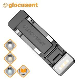 Лампа для чтения GL026 закладка в книгу (Gray) GLOCUSENT