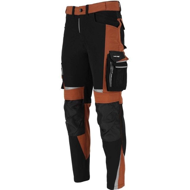 Штаны рабочие STRETCH Brown 40545 LahtiPro, размер 2XL