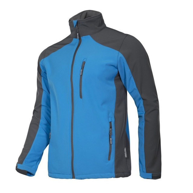 Куртка SOFT-SHELL серо-синяя 40901,Lahti Pro размер XL