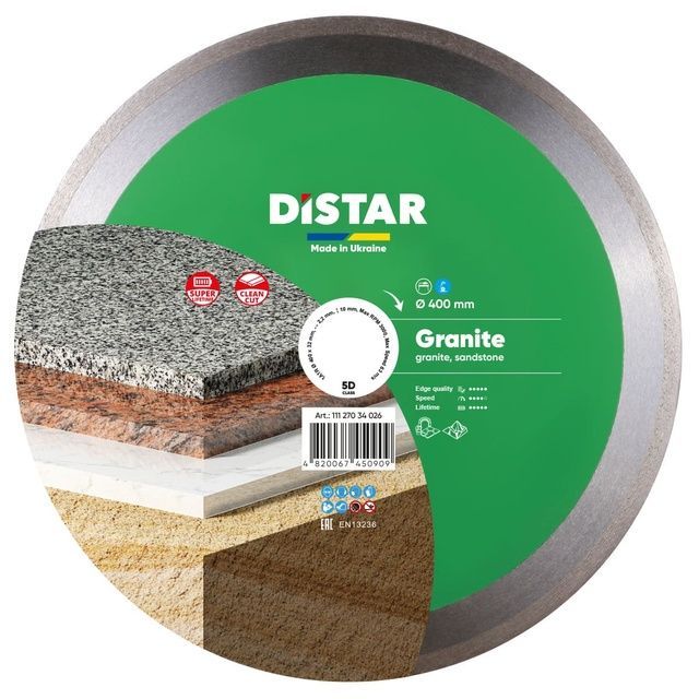 Круг алмазный отрезной 1A1R 400x2,2x10x32 Granite