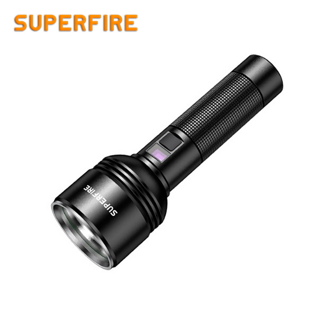 Ліхтар ручний акумуляторний D18 SuperFire 2000 Lumen IP44