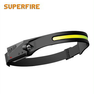 Ліхтар налобний сенсорний акумуляторний HL65 SuperFire 120 Lumen IPX4