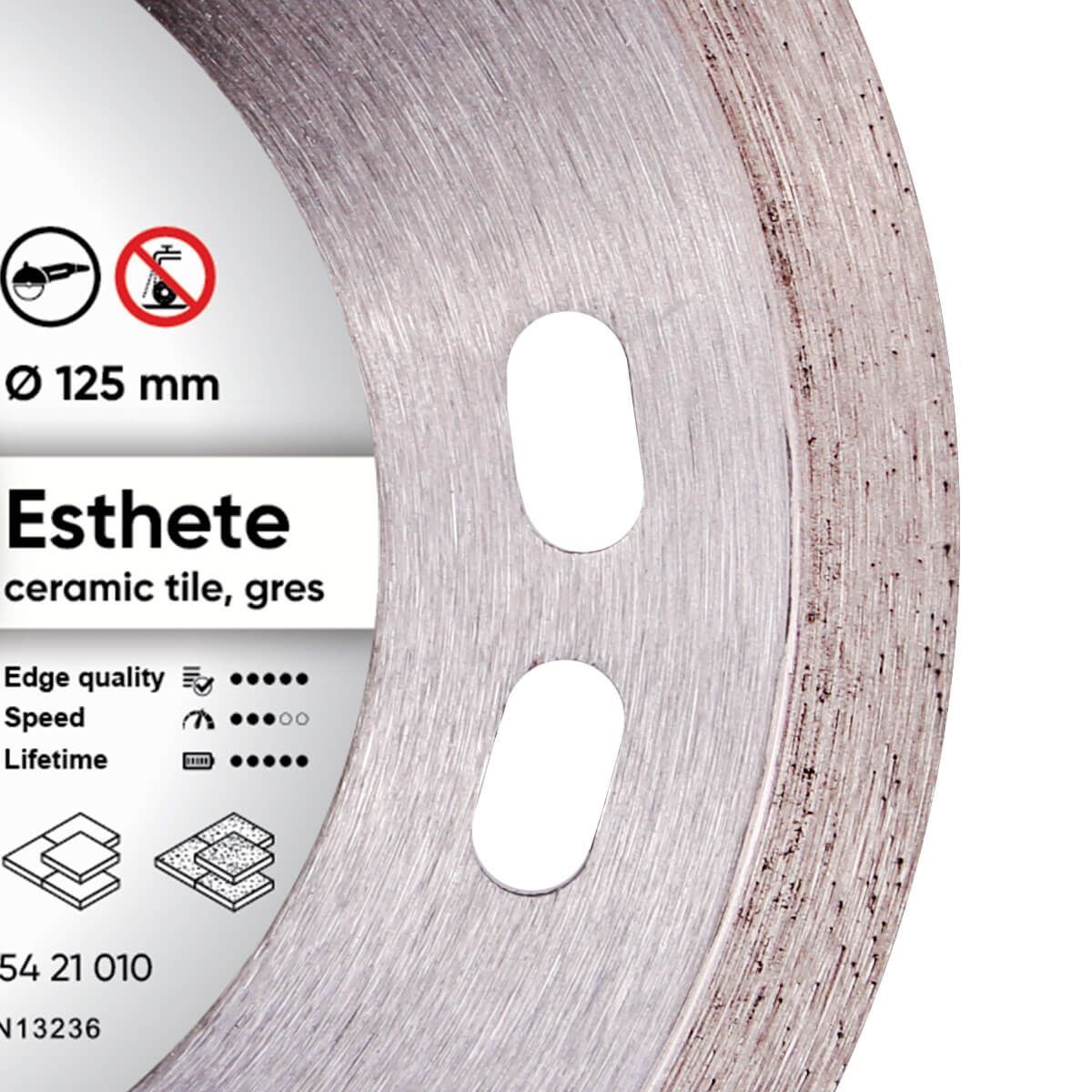 Круг алмазний вiдрiзний 1A1R 125x1,1/0,8x8x22,23 Esthete