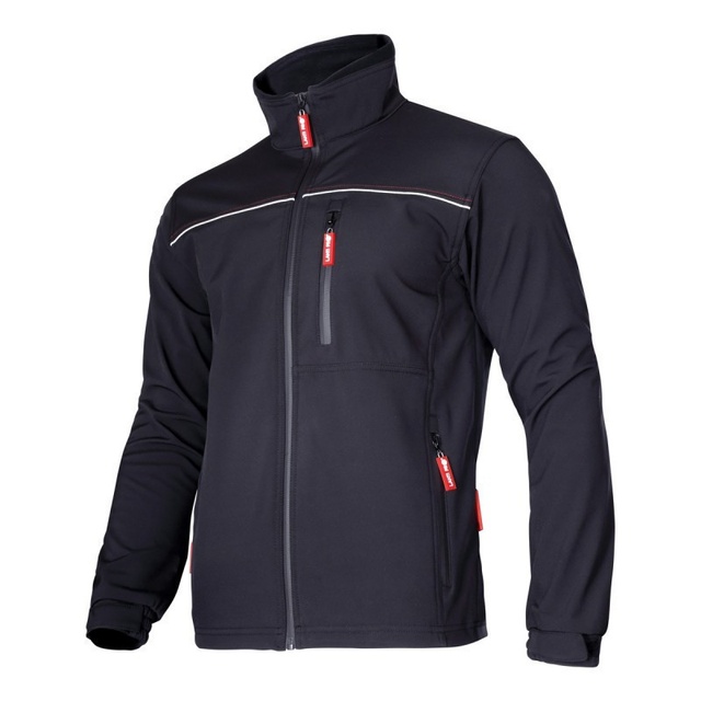 Куртка SOFT-SHELL черная PKS1, Lahti Pro размер 2XL