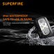 Ліхтар налобний акумуляторний HL05-E SuperFire 120 Lumen IP44