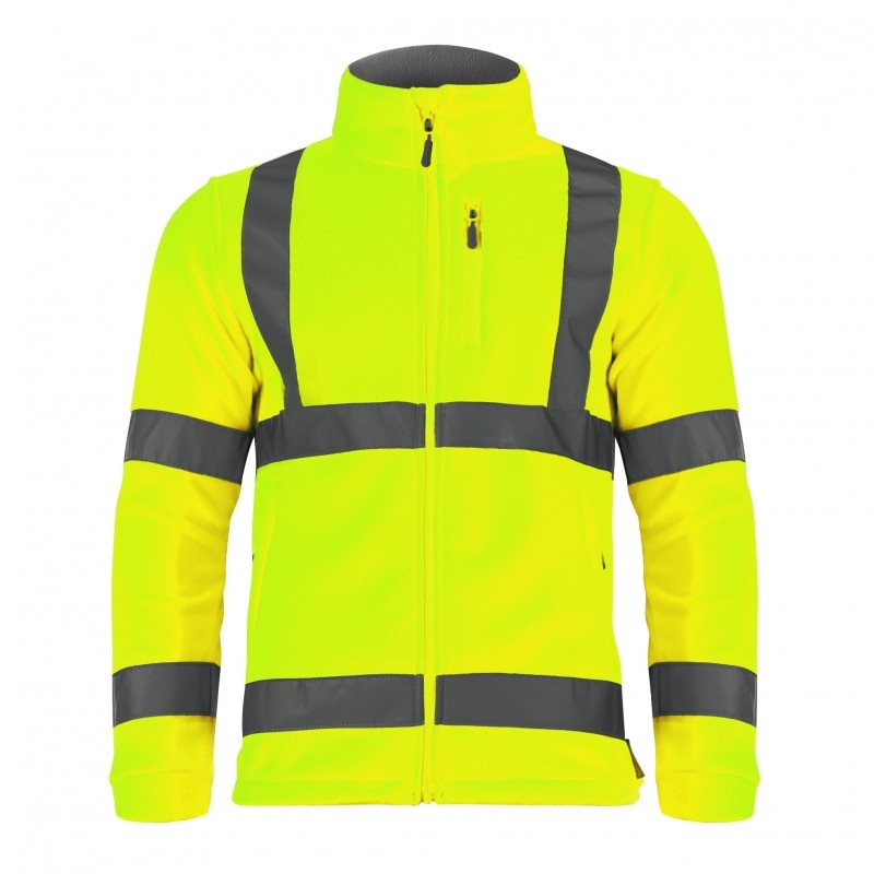 Куртка флісова сигнальна жовта 40109 LahtiPro розмір L