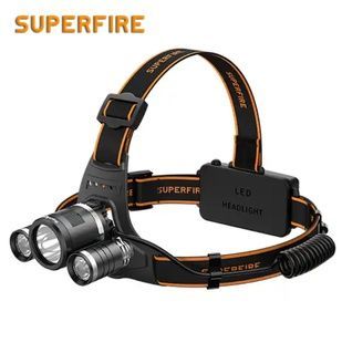 Ліхтар налобний акумуляторний HL33 SuperFire 500 Lumen