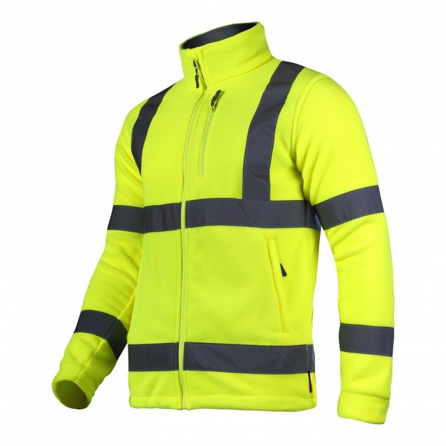 Куртка флисовая сигнальная желтая 40109 LahtiPro размер 2XL