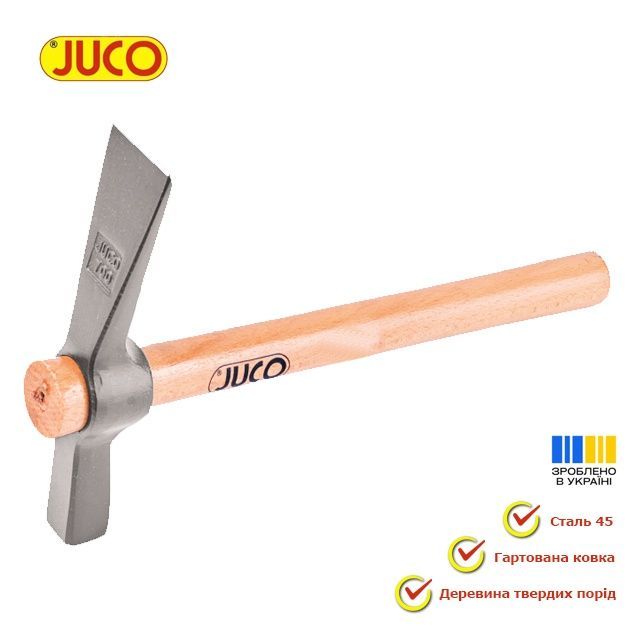 Молоток-кирка каменяра 700 гр з ручкою JUCO M5052