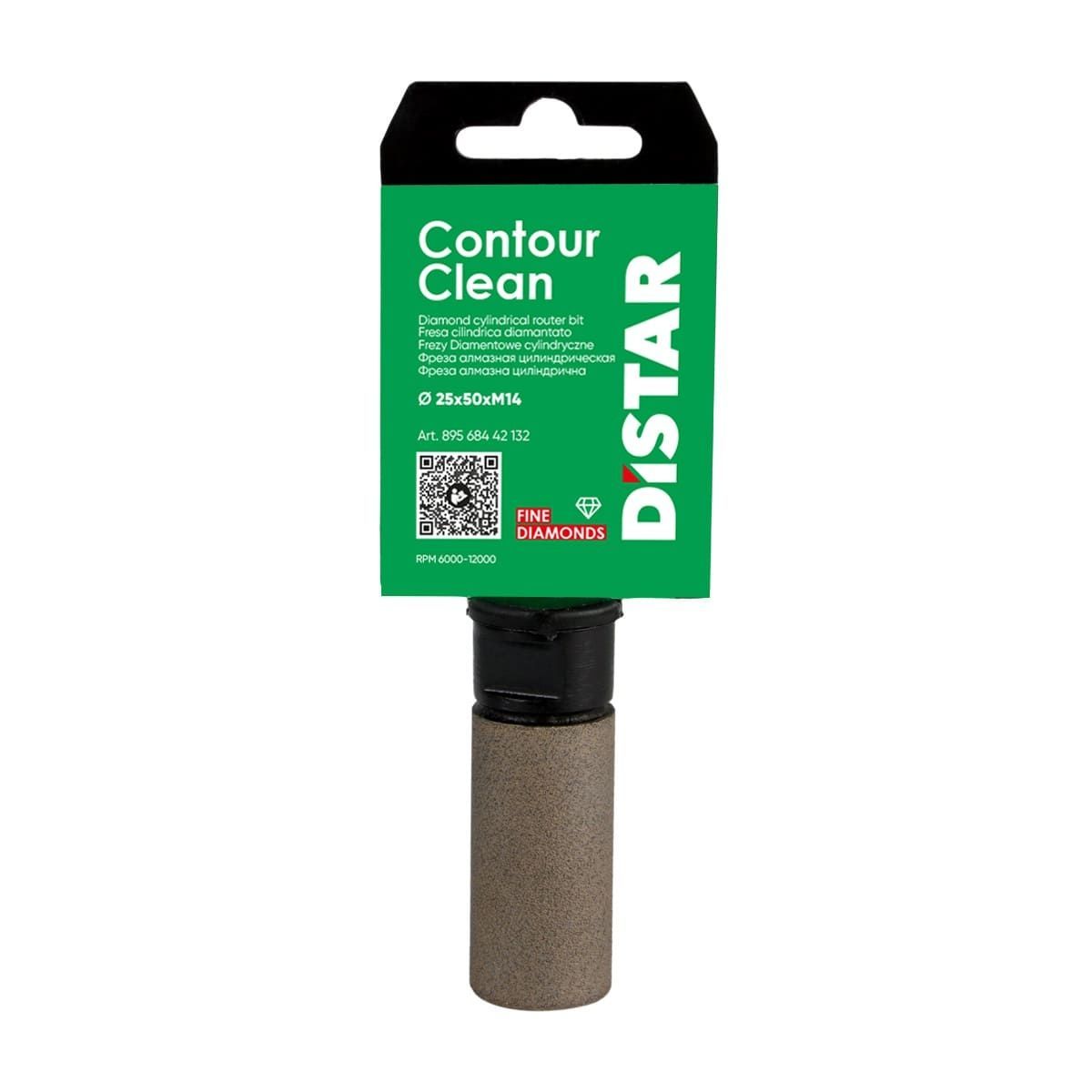 Фреза алмазная пальчиковая GF-V 25x50xM14 Contour Clean