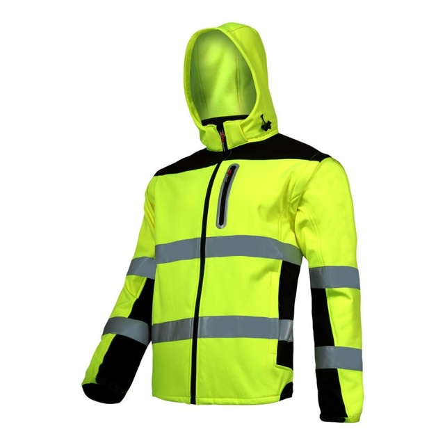 Куртка-жилет Soft Shell сигнальная желтая 40919 LahtiPro размер 3XL