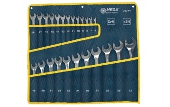 Набор ключей рожково- накидных 24шт (6-32мм) CrV MEGA
