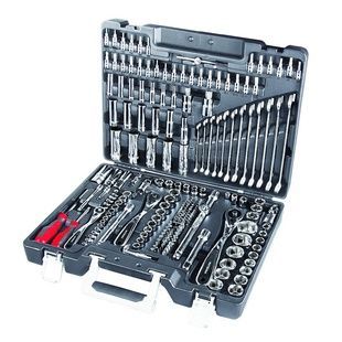 Набор ключiей бит и головок 217шт 1/2" ; 1/4'' ; 3/8" (10-32мм) ; (8-19мм) CrV PROLINE 58217