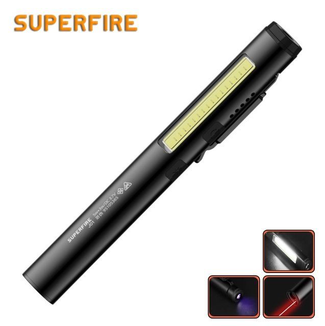 Ліхтар багатофункційний кишеньковий J01 SuperFire 400 Lumen IP42